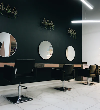 Marlowe & Pine, a fictional hair salon — Good hair, unhurried.