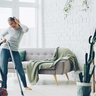 Bright Flat Cleaning Co., a fictional house cleaning — Come home to a clean apartment.